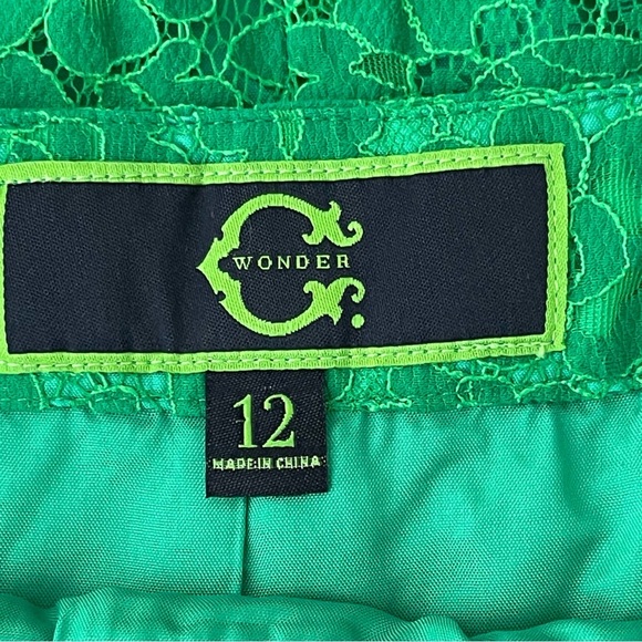 FLORAL LACE PENCIL SKIRT feminine office holiday party - Picture 9 of 11